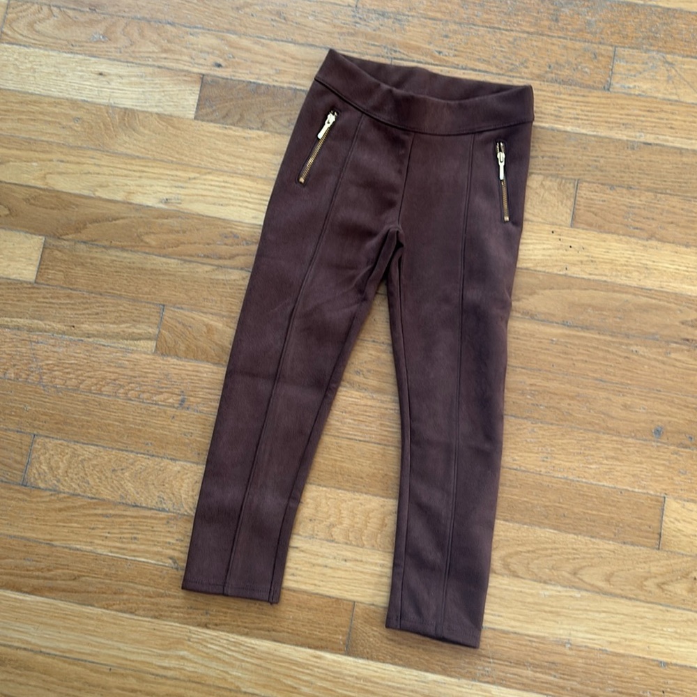 Faux Suede Leggings